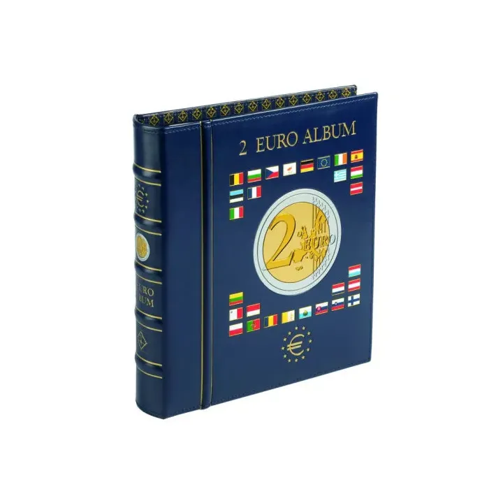 Álbum monedas 2 euros VISTA sin hojas