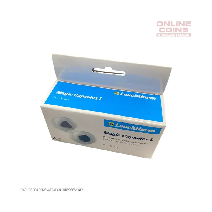 Capsulas para monedas MAGIC CAPSULES L 6 uni
