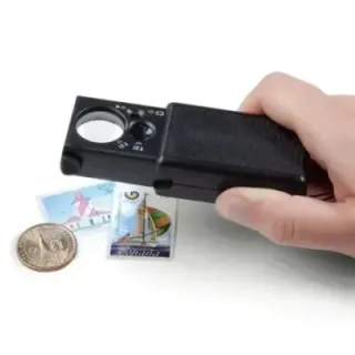 Lupa desplegable 20x