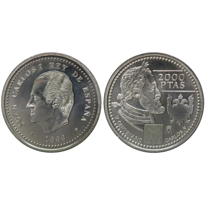 Moneda de 2000 Pts Año 2000 CARLOS V