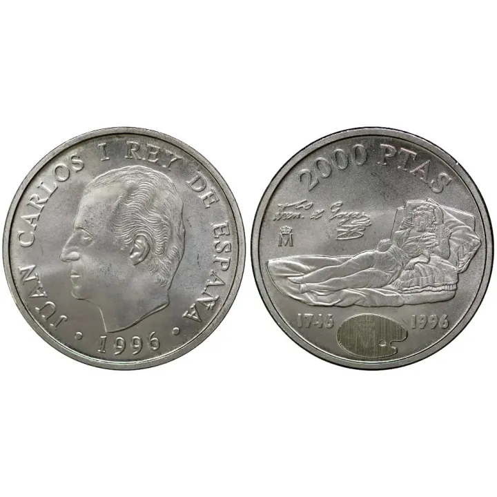 Moneda de 2000 Pts Año 1996 GOYA