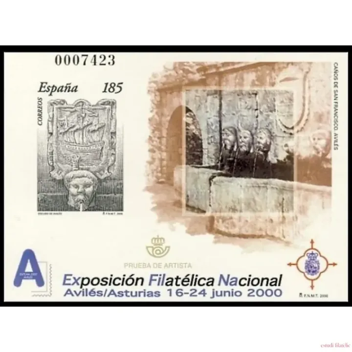 Prueba de artista EXFILNA 2000 AVILÉS