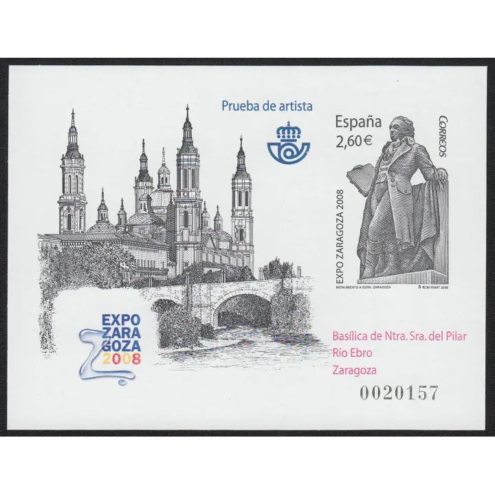 Prueba de artista EXPO ZARAGOZA 2008